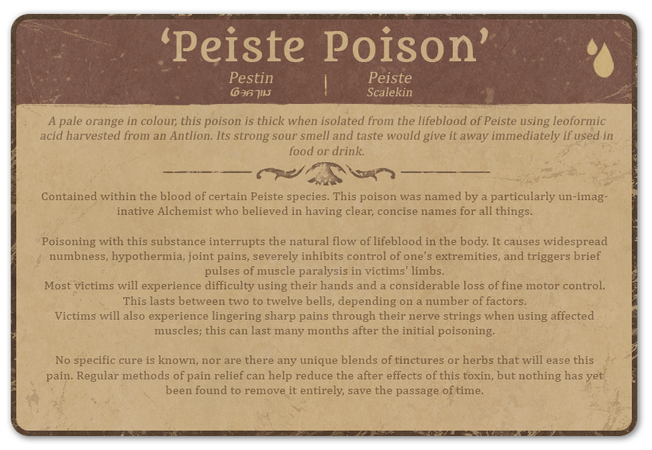 Peiste Poison