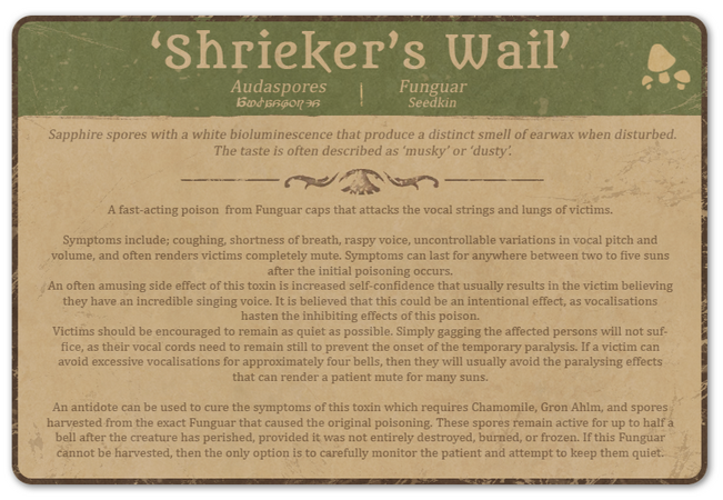 Shrieker's Wail
